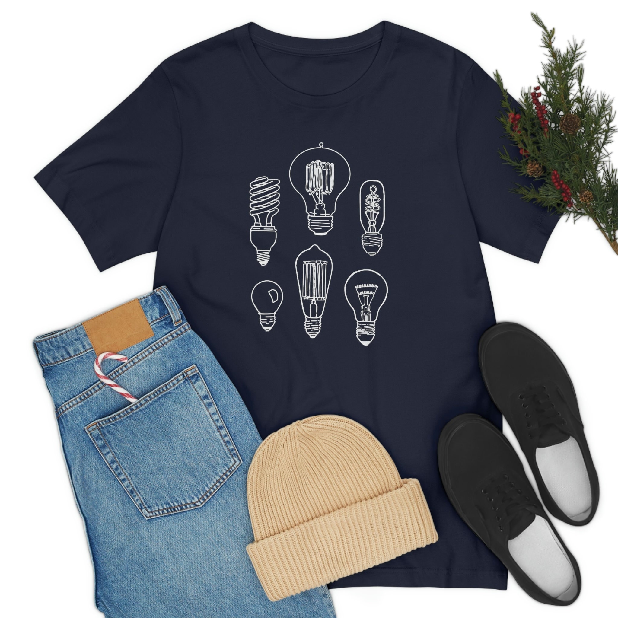 Aesthetic Light Bulb Collection Tee