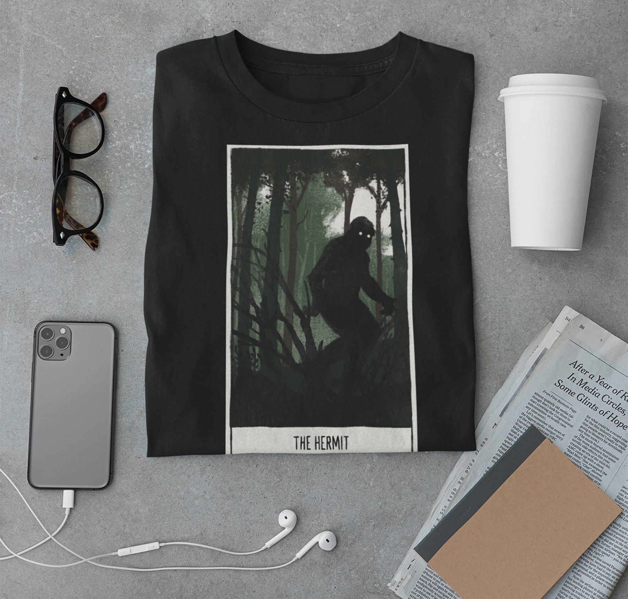 Bigfoot Tarot T-Shirt Bigfoot