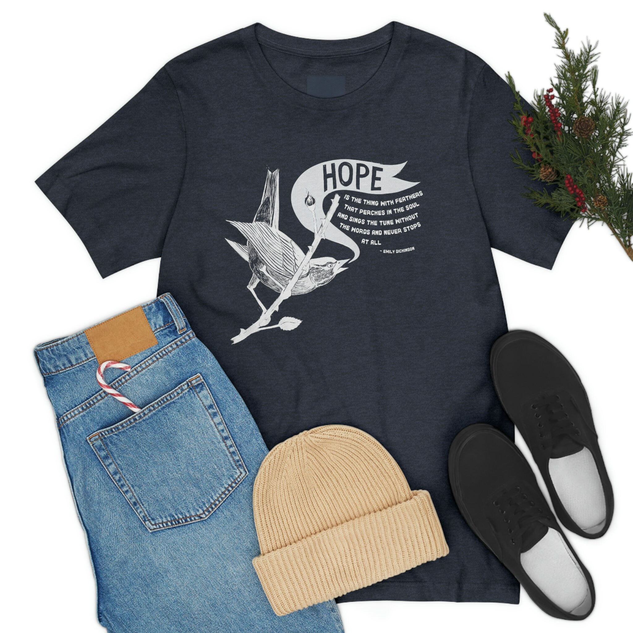 Hope is the Thing with Feathers T-shirt